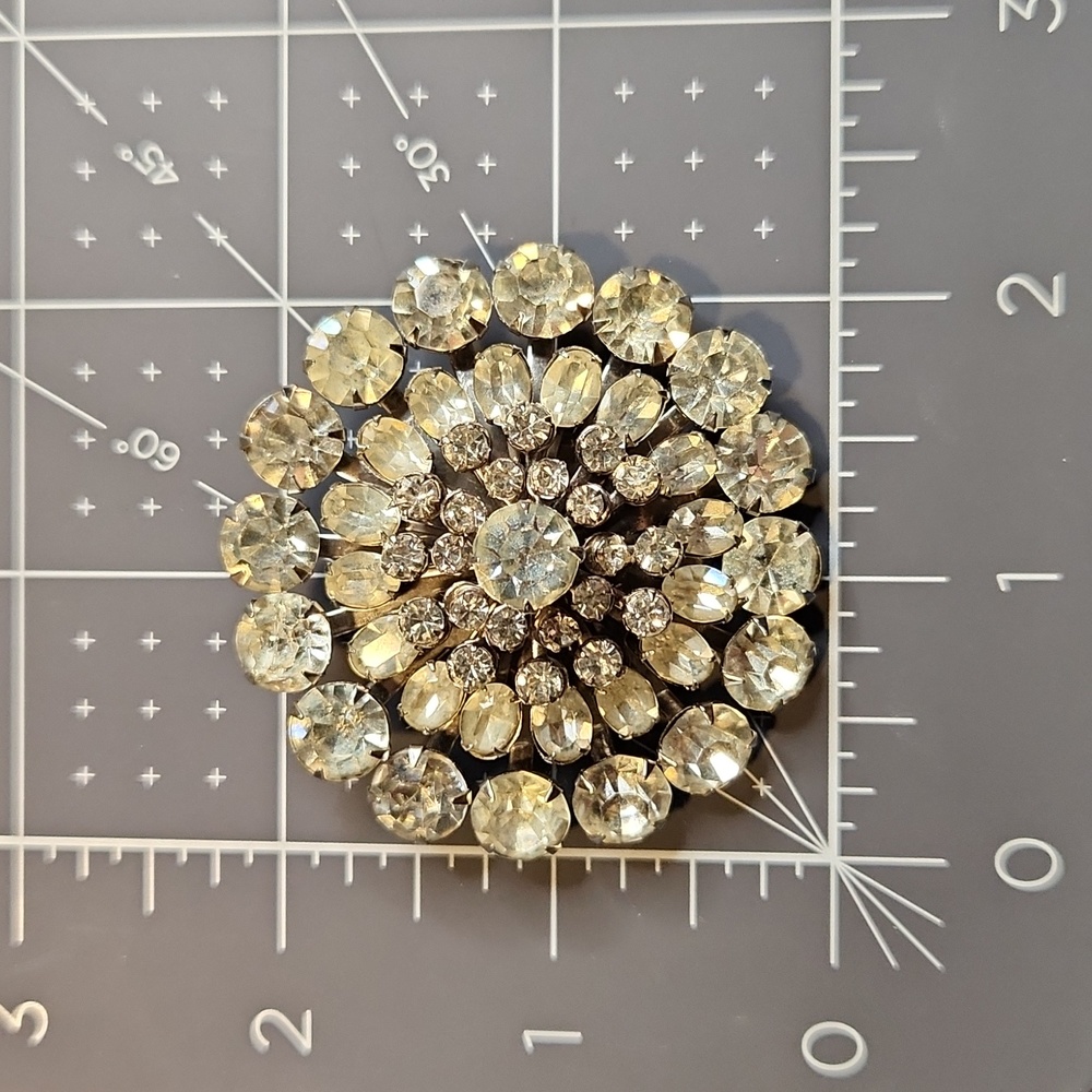 Vintage Rhinestone Brooch - Picture 3 of 3